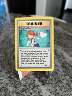Pokemon TCG Misty's Wish Trainer Gym Challenge- Small Crease Last Pictures - Image 1