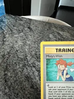 Pokemon TCG Misty's Wish Trainer Gym Challenge- Small Crease Last Pictures - Image 2