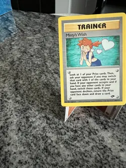 Pokemon TCG Misty's Wish Trainer Gym Challenge- Small Crease Last Pictures - Image 5