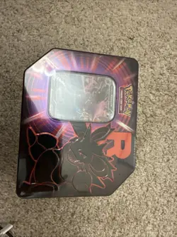Pokemon TCG Factory Sealed Destined Rivals Team Rocket Tin - Nidoking EX - Image 1