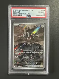 Durant 150/086 Pokemon White Flare Illustration Rare, PSA 10 ‼LOW POPULATION‼ - Image 1
