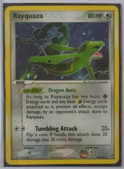 Pokemon Rayquaza 22/107 ex Deoxys Cosmos Holo Rare English MP - Image 1