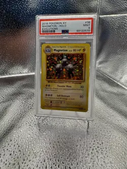 Magneton-Holo Pokemon Xy Evolutions 38 NM PSA 9 - Image 1