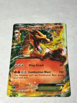 Charizard EX 12/106 Holo Rare EX Flashfire Pokemon Moderately Played - Image 1