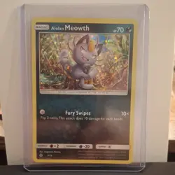 POKEMON ALOLAN MEOWTH 8/12 MCDONALDS PROMO HOLO LP-NM - Image 4