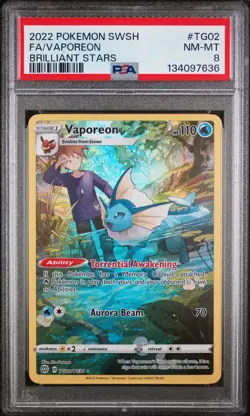 2023 Pokemon Crown Zenith Pikachu Full Art GG30 PSA 8 NM-MT - Clean Slab - Image 1