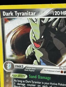 2004 Dark Tyranitar 20/109 EX Team Rocket Returns Holo Rare - Pokemon TCG LP MP - Image 3