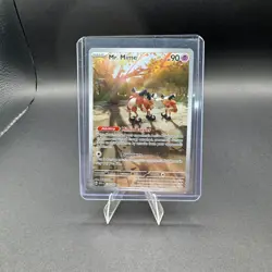 Mr Mime Pokemon Scarlet Violet 151 179/165 Illustration Rare Full Art Holo NM - Image 1
