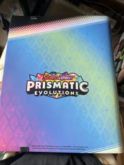 Pokemon Prismatic Evolutions Eevee Binder Collection BINDER ONLY - Image 2