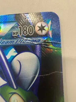 Pokemon BW Plasma Freeze Tornadus EX Full Art HOLO 114/116 , Damaged (creased) - Image 4