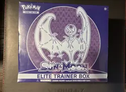 Pokemon Sun and Moon Base Set ETB Lunala Elite Trainer Box 728192530920 - Image 1