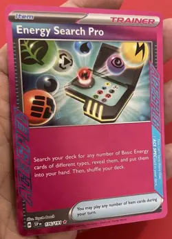 Pokemon Trainer Energy Search Pro 176/191 Sv08: Surging Sparks Holo (Pack Fresh) - Image 4