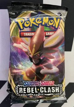 5x Pokemon TCG Sword & Shield Rebel Clash Booster Packs SEALED - Image 2