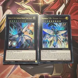 Yugioh! Number 38: Hope Harbinger Dragon & Number S38: Titanic Galaxy Set -UR EN - Image 1