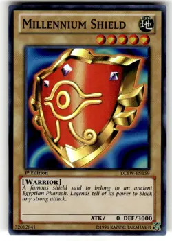 Yugioh Millenium Shield LCYW-EN159 Super Rare 1st Ed NM - Image 1