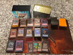 Small Yugioh Collection with a few decks, boxes and sleeves - Image 1