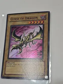 Yugioh Curse of Dragon LOB-EN066 25th Anniversary Super Rare LP - Image 2