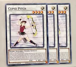 Yugioh! 3x Cupid Pitch BODE-EN046 Common 1st Ed NM - Image 1