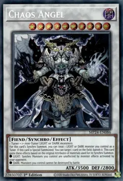 Yu-Gi-Oh! Chaos Angel MP24-EN086 Prismatic Secret Rare - Image 1