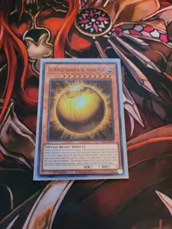 YUGIOH TCG THE WINGED DRAGON OF RA SPHERE MODE RA01-EN007 SUPER 1ST EDITION - Image 1
