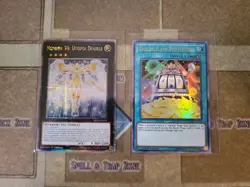 YUGIOH NUMBER 39: UTOPIA DOUBLE QUARTER CENTURY MP24 + DOUBLE OR NOTHING DUPO NM - Image 1