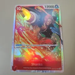 One Piece Shanks (OP06-007/376) Premium Booster The Best Vol. 2 NM FOIL TCG CCG - Image 1