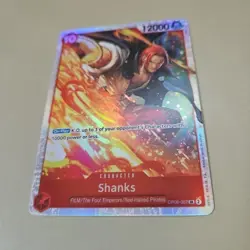 One Piece Shanks (OP06-007/376) Premium Booster The Best Vol. 2 NM FOIL TCG CCG - Image 2