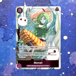 Monet OP14-074 R - The Azure Sea's Seven - One Piece Dash Pack Promo - NM Holo - Image 1