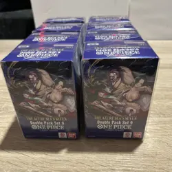 8x ONE PIECE TCG OP-14: The Azure Sea’s Seven - Double Pack Set Vol. 9 DP09 - Image 1