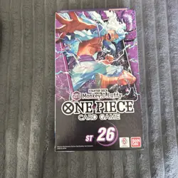 One Piece TCG: Purple/Black - Monkey D. Luffy Starter Deck [ST-26] Sealed - Image 1