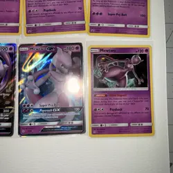 Lot Of Mew & Mewtwo Cards Ultra Rare Holo Foil Pokemon TCG - Image 4