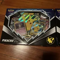 Pokemon Pikachu TCG v Box Trading Card Game Collection 820650851179 - Image 2