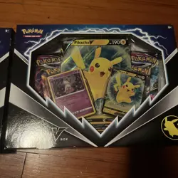 Pokemon Pikachu TCG v Box Trading Card Game Collection 820650851179 - Image 3