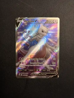 Mewtwo V SWSH229 Full Art Promo Rare Pokemon Card - Image 1