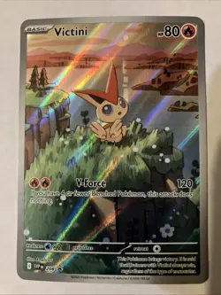 Pokemon TCG Victini Black Star Promo Card 208 Near Mint Condition - Image 1