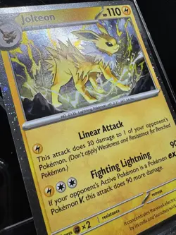 Jolteon #168 Holo SVP: Black Star Promo Prismatic Evolutions Pokemon Card - Image 2