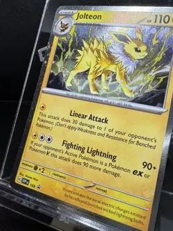 Jolteon #168 Holo SVP: Black Star Promo Prismatic Evolutions Pokemon Card - Image 3