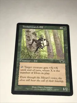 Timberwatch Elf Magic The Gathering Card - Image 1