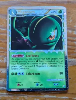 Meganium Prime HeartGold SoulSilver Pokemon TCG Card 109/123 Rare - Image 2