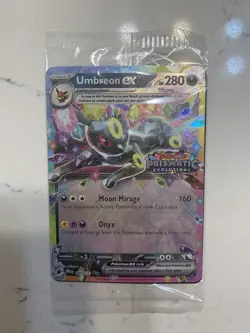 Pokemon Umbreon ex Prismatic Evolutions STAMPED Promo Card 060/131 Sealed NM🔥 - Image 1