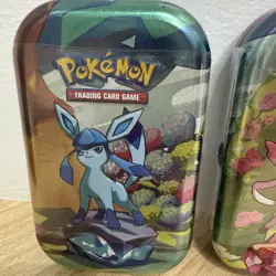 NEW! 2 Prismatic Evolution Evolutions Mini Tins Pokemon Cards SEALED WITH Coin - Image 2
