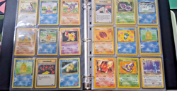 Binder Lot 126 Pokemon WOTC 1995 vintage Base Set 1st Edition Card jungle fossil - Image 1