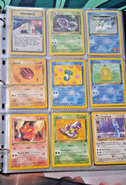 Binder Lot 126 Pokemon WOTC 1995 vintage Base Set 1st Edition Card jungle fossil - Image 4