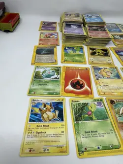 Vintage Pokemon Card Lot WOTC EX ERA Diamond And Pearl 350+ Card Lot! HP/Damaged - Image 4