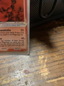 Pokemon TCG EX Dragon Magcargo EX Holo Rare Card 95/97 - Image 5