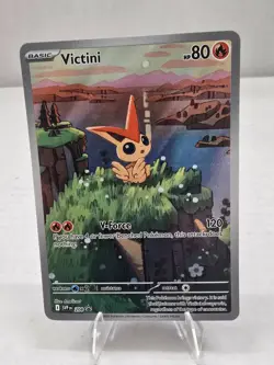 Pokemon TCG - Victini SVP208 Full Art - Scarlet & Violet Promo Card Holo (NM) - Image 1
