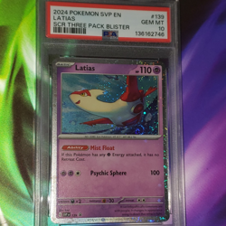 Awesome Swirl! LATIAS PSA 10 2024 POKEMON SVP BLACK STAR PROMO CARD #139 - Image 4