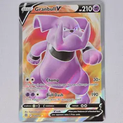 Granbull V 159/172 Brilliant Stars Full Art Holo Ultra Rare Pokemon Card TCG LP - Image 1