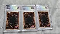 Graded 9 Yu-Gi-Oh! Egyptian God Card Set Millenium Rare - Image 2