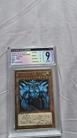 Graded 9 Yu-Gi-Oh! Egyptian God Card Set Millenium Rare - Image 4